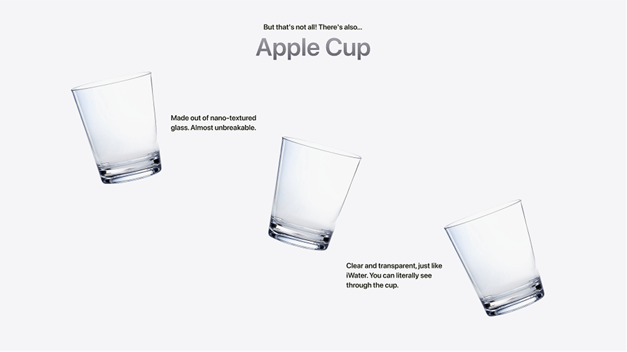 iWater Apple Cup