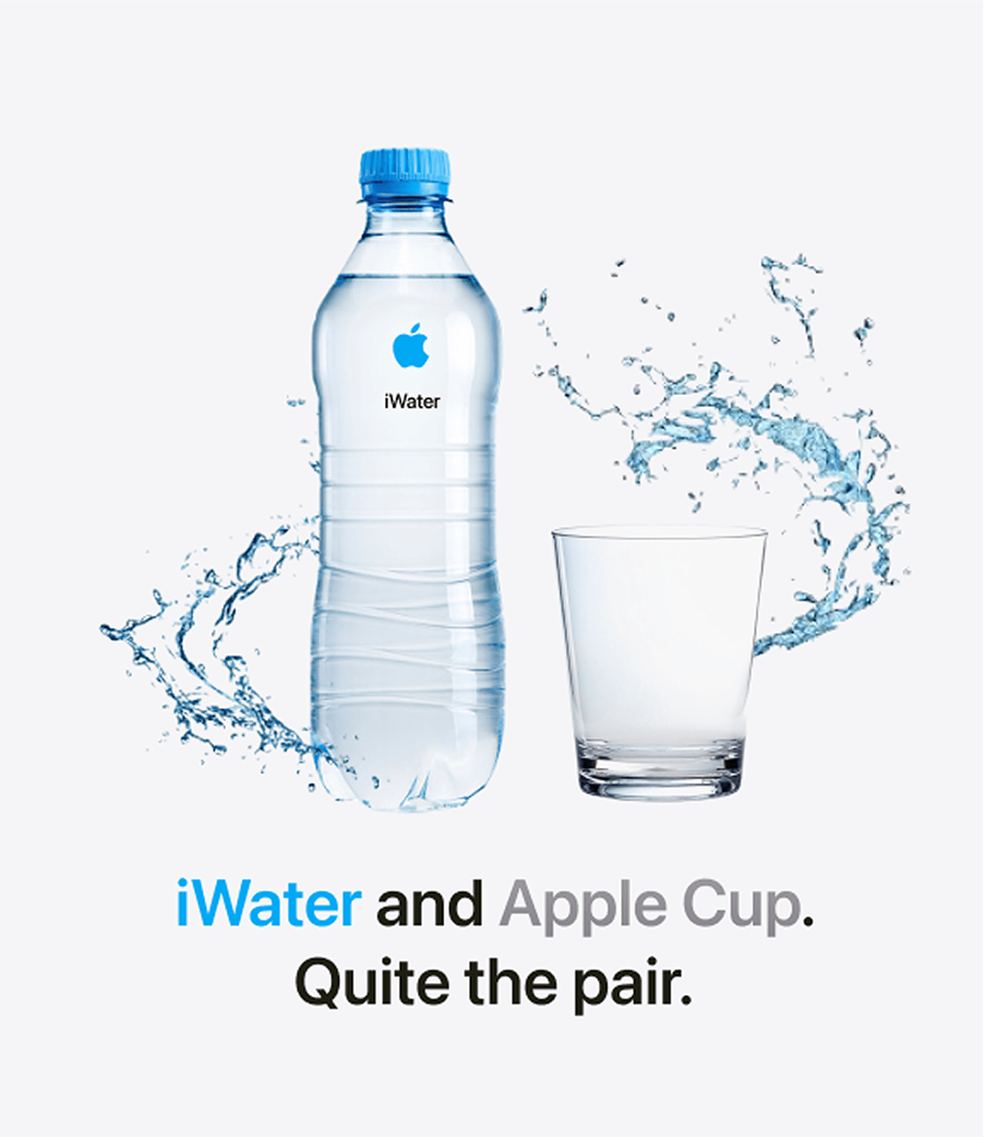 iWater and Apple Cup