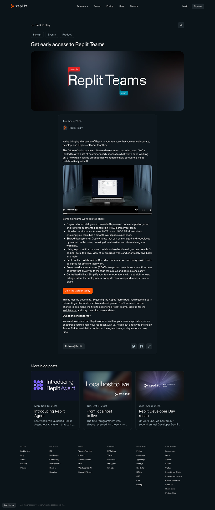 Replit Blog